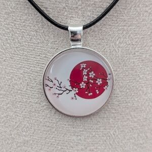 Cherry Blossom Pendant Necklace
